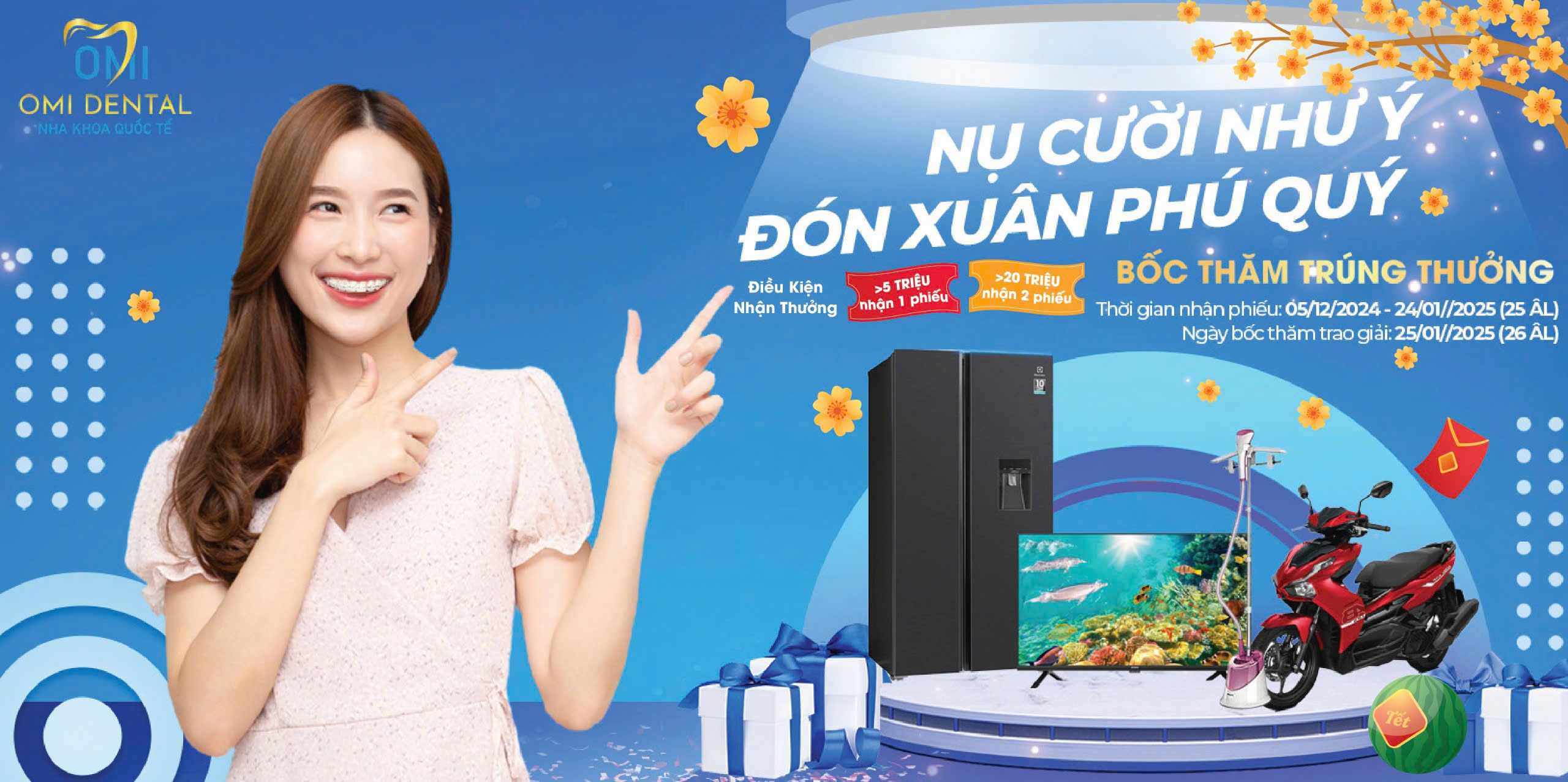 Nụ Cười Như Ý – Đón Xuân Phú Quý Cùng Nha Khoa OMI
